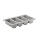 GN 1/1 PORTACUBIERTOS PLASTICO 4COMP