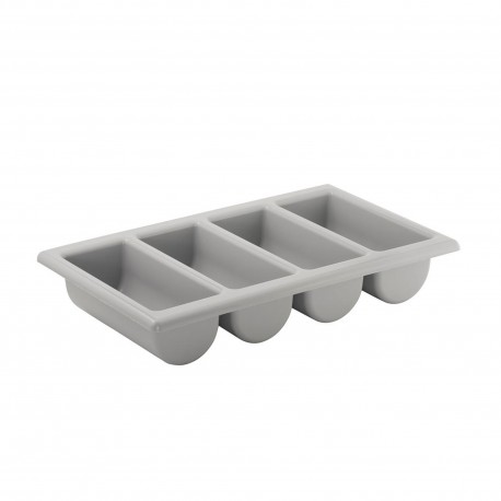 GN 1/1 PORTACUBIERTOS PLASTICO 4COMP