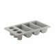 GN 1/1 PORTACUBIERTOS PLASTICO 6COMP