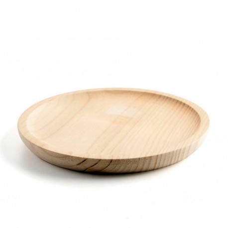 PLATO PULPO MADERA 20 cm