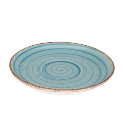 EO AZUL TURQ . MOKA-CAFE PLATO 12CM