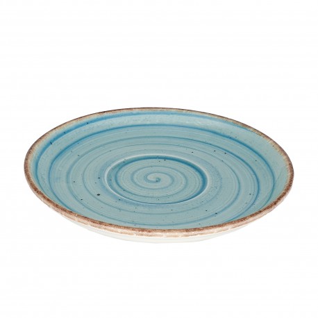 EO AZUL TURQ . MOKA-CAFE PLATO 12CM