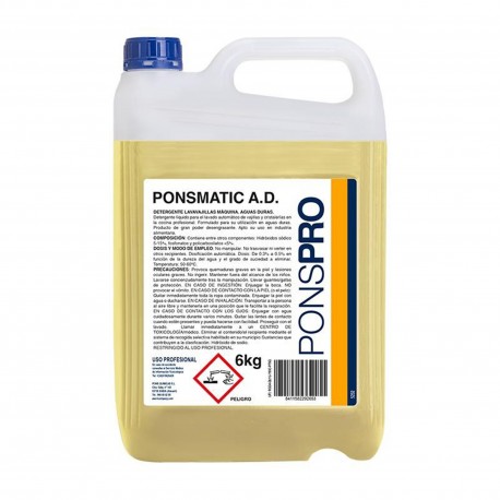 LAVAVAJILLAS MAQUINA G6KG AGUA DURA PONSMATI