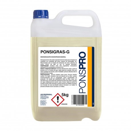 DESENGRASANTE G5KG PONSIGRAS