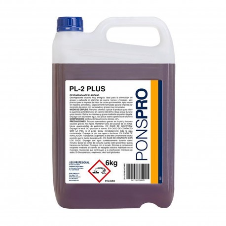 DESENGRASANTE PLANCHAS PL-2 PLUS G6KG