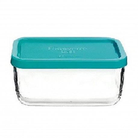 FRIGOVERRE HERMETICO VIDRIO 10X7X5 15CL AZUL