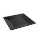PLATO CUADRADO 12CM NEGRO