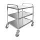 CARRO SERV 3 BAND DESMONTAB INOX 895X645X945
