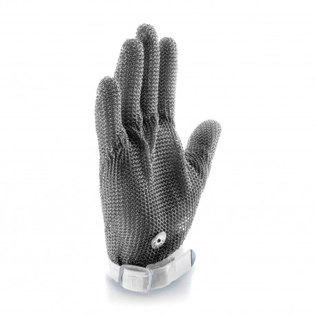 GUANTE CARNICERO INOX PEQ (BANDA BLANCA)