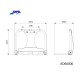 DISPENSADOR BOBINA MURAL PARED AD10000  JOFEL
