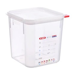ARA91865 CONTENEDOR CUAD C/TAPA 18L