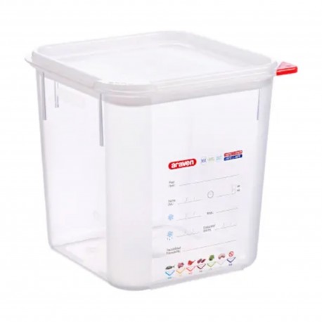 ARA91865 CONTENEDOR CUAD C/TAPA 18L