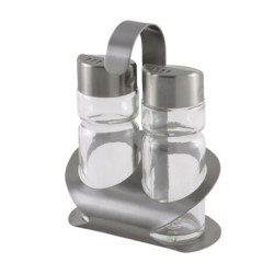 JUEGO 2P PIMENTERO-SALERO INOX SABOR MONIX
