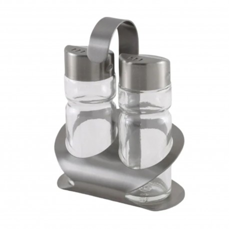 JUEGO 2P PIMENTERO-SALERO INOX SABOR MONIX