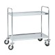 CARRO SERV 2 BAND SOLDADO INOX 895X595X960