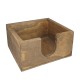 SERVILLETERO 20X20 CAJA MADERA
