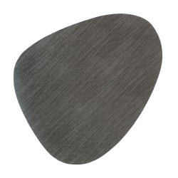MANTEL OVAL 45X36 PVC INDIV GRIS 66881